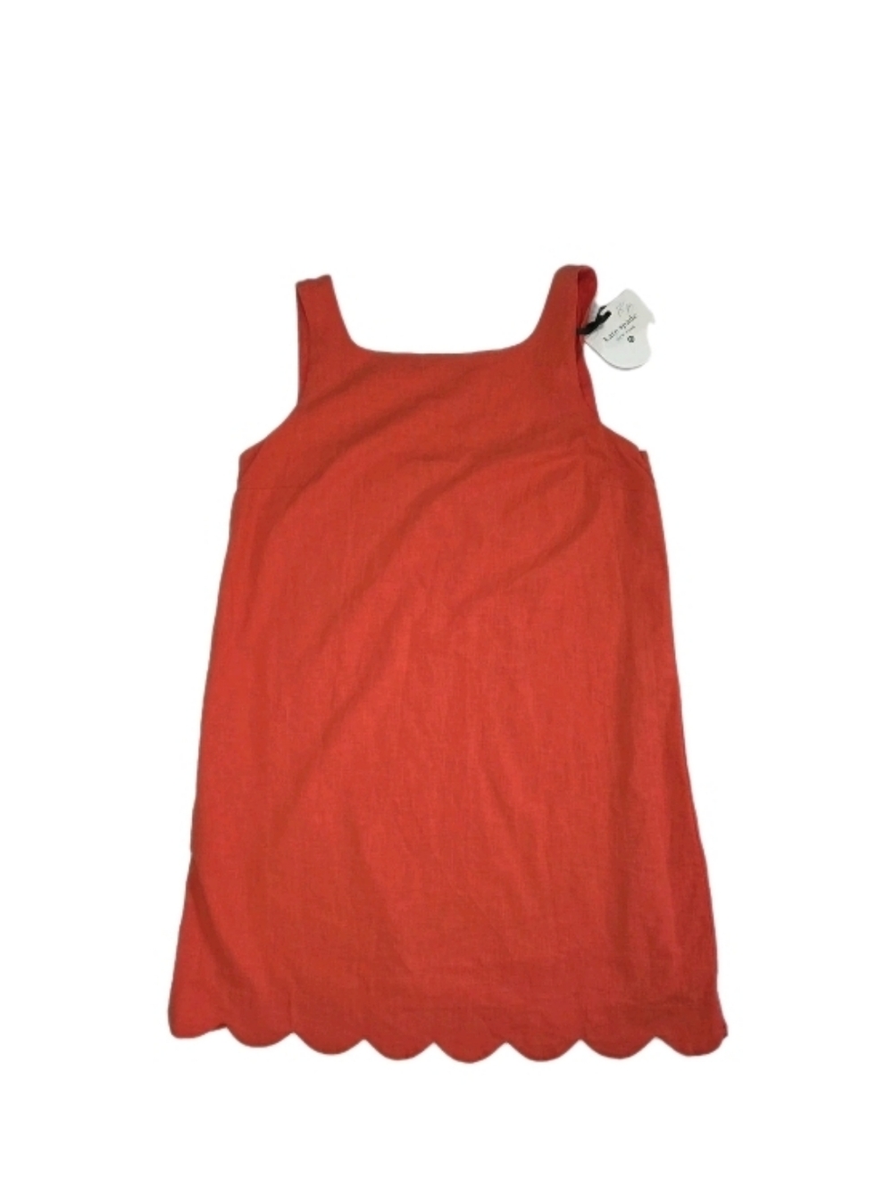 New Kate Spade New York X Target Womens Scalloped Mini Shift Dress Size S Red